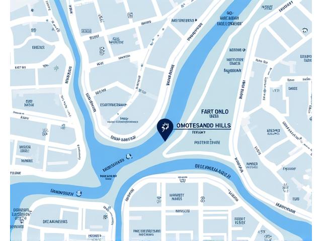 Ryoba Compassの東京・渋谷オフィス周辺の地図。表参道ヒルズの位置が明確に示されている。